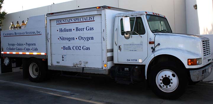 California Beverage Systems Delivery Truck